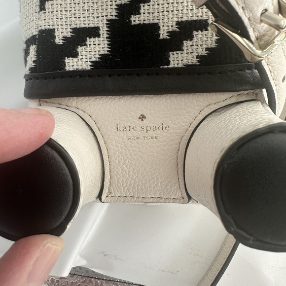 RARE New Kate Spade Claude Dachshund Dog Houndstooth Crossbody Puppy Purse - Picture 16 of 16